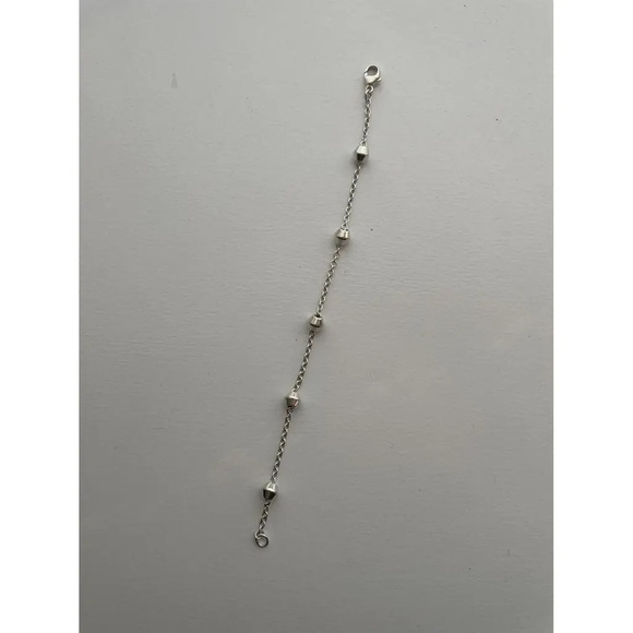 Tiffany & Co vintage sterling silver bead station bracelet - Picture 3 of 5